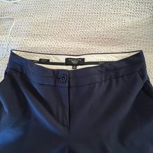 Talbots Navy Blue  Mid-rise, straight leg pant in Size Petite 6